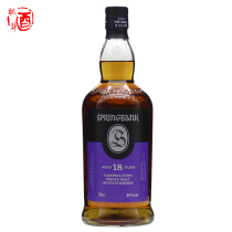 云顶18年单一麦芽苏格兰威士忌SPRINGBANK英国纯麦洋酒行货无盒