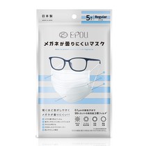 EPOU悦跑 防镜片起雾防护口罩5只舒适透气防护口罩日本进口