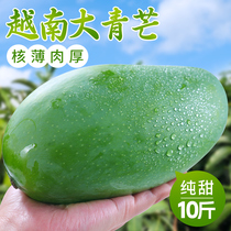 越南大青芒芒果10斤新鲜水果应季热带青皮金煌甜心芒孕妇进口包邮