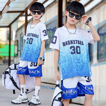 短袖儿童球衣篮球男女孩夏季大中童篮球训练服运动比赛训练服队服