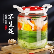 泡菜坛子家用腌菜罐子玻璃加厚密封大号腌制容器四川咸菜罐酸菜缸