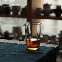 出口日本耐热玻璃公杯简约公道杯茶席主人分茶器透明水杯子泡茶杯