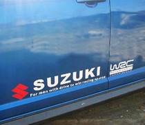 铃木雨燕车身贴奥拓改装贴天语拉花SX4车门车贴WRC贴纸 汽车贴