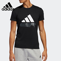 Adidas/阿迪达斯正品男子LOGO 圆领运动休闲短袖T恤 FT2829