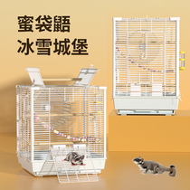 蜜袋鼯饲养笼子飞鼠专用保温加密笼花枝鼠铁丝笼松鼠龙猫貂饲养箱