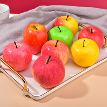 塑料假苹果水果模型仿真苹果蛇果水果蔬菜道具圣诞节装饰摆设摆件
