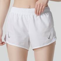 Nike耐克白色梭织短裤2024夏季新款女裤跑步热裤透气运动裤DD5936