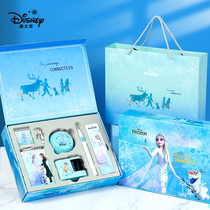 Disney迪士尼电动文具套装三件套一二年级男女生款学习用品用具幼儿园儿童生日礼物小学生文具礼盒开学大礼包