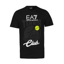 Armani/阿玛尼EA7网球印花T恤男士休闲短袖网球穿搭