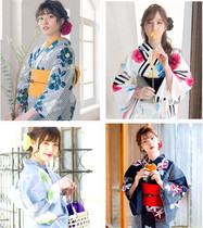 日本传统和服新款正装和服浴衣女花火大会旅游和服日系拍照服