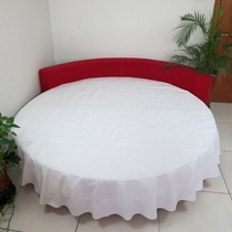 纯棉圆床单单件双人全棉圆形床单2米2.2米1.8包邮圆床专用圆床单