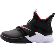 Nike耐克新款男鞋詹姆斯士兵10代缓震舒适篮球鞋AO4053-001