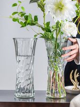 水养富贵竹玻璃花瓶透明百合花客厅插花摆件水竹子专用水培特大号