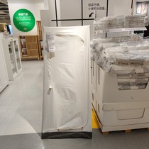 正品特价IKEA宜家VUKU乌库衣柜单人简易衣柜折叠组装省空间出租房