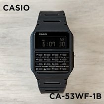 卡西欧手表CASIO CA-53WF-1B 绝命毒师 黑色反显电子计算器防水表