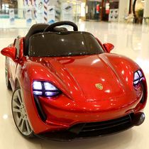 保时捷儿童电动汽车婴儿高级网红爆款小轿车玩具男孩遥控双人可坐