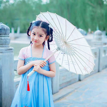 儿童油纸伞古风道具中国风古典舞蹈伞跳舞伞演出女童古装汉服雨伞