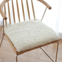 小沙卷毛纯羊沙发垫椅垫方垫坐垫餐椅垫皮毛一体电脑椅子垫地毯垫