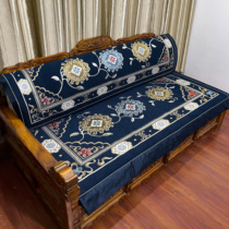 吉祥金莲藏族沙发垫藏式毯子靠背巾全套不掉色防滑可机洗西藏包邮