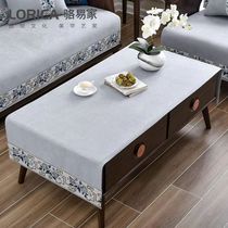新中式防尘桌布客厅家用实木茶几红木茶卓布台布长方电视柜形盖巾