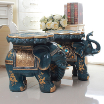 创意大象凳子换鞋凳坐凳欧式客厅会所招财摆件家居装饰品入宅礼品