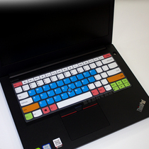 E460联想ThinkPad键盘E475保护膜E450 E440 E431 E455 E465 E470C贴膜配件凹凸罩子防护垫装备防水防尘彩色