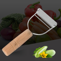 家用木柄瓜刨不锈钢削皮器瓜果削皮刀简约刮皮刀多功能厨房小工具