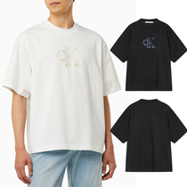 CK凯文克莱韩国代购24春夏新款男士经典百搭纯棉短袖T恤J325509