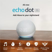 亚马逊Amazon Echo Dot 5代智能音箱Alexa时钟版儿童版