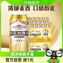 Harbin Beer/哈尔滨啤酒小麦王啤酒450ml*30听两箱装