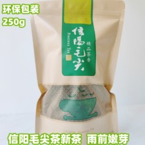 信阳毛尖茶2024新茶春茶散装250g半斤一芽二叶雨前茶茶叶绿茶炒青