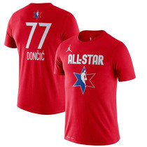 Jordan乔丹77号东契奇2020年NBA西部全明星号码名字球服款短袖T恤