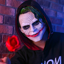 万圣节希斯·莱杰小丑面具男恐怖黑暗骑士树脂面具恐怖道具蝙蝠侠