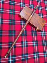 英国乐器 专业爱尔兰长笛 蔷薇木 D调笛子 自然表面处理&木盒