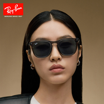 【2024新品】RayBan雷朋太阳镜板材方形黑色眼镜男女墨镜0RB2210F