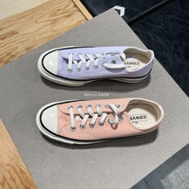 正品Converse匡威 男女1970s低帮紫色粉色帆布鞋A06075C A03448C