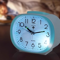 北极星可爱闹钟学生用静音夜光电子钟卡通儿童钟表闹铃卧室床头钟