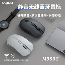 雷柏M350G静音蓝牙无线鼠标通用人体工学双模办公电脑笔记本滑鼠