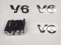 进口大众cc  迈腾B7L中网 叶子板后标 13款CCV6 原厂车标V6