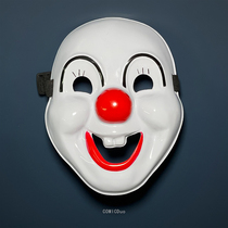 儿童节卡通动漫搞笑成人微笑小丑塑料cos红鼻子面具派对化妆舞会