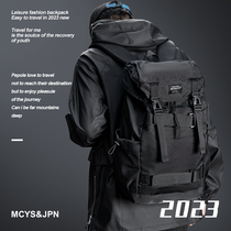 双肩包男士通勤出差防水旅行包大容量书包电脑包旅游户外登山背包