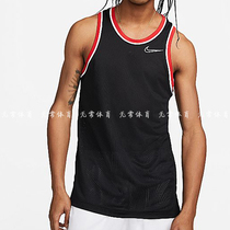 Nike耐克男子透气圆领宽松休闲运动无袖T恤背心DB2081-100-011