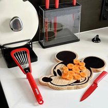 可爱卡通米奇实木质家用砧板切水果糕点蛋糕专用小号迷你餐盘案板