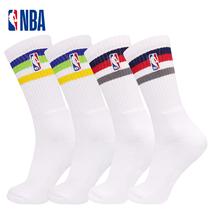 NBA篮球袜子男毛巾底加厚吸汗透气白色跑步高筒棉袜男生运动长袜