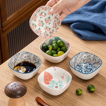 3个装|厨房调味碟创意日式家用醋碟个性蘸料碟酱油调料碗陶瓷碟子