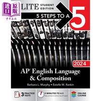 5 Steps to a 5 AP English Language and Composition 新版五步速成系列 AP考试英语语言与写作 2024 精英学生版【中商原版?