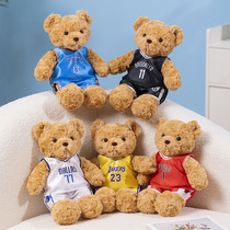 欧文詹姆斯库里科比泰迪熊毛绒玩具公仔娃娃NBA熊玩偶男朋友礼物