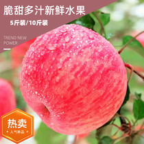 陕西铜川红富士苹果新鲜水果超市新鲜特级10斤脆甜多汁包邮