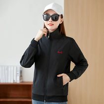 2022新款秋季女装运动外套单件韩版翻领休闲运动外出户外运动服
