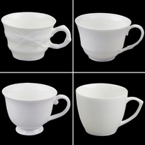 有耳茶杯主人杯品茗杯陶瓷手工德化白瓷功夫茶具过滤带手柄杯子